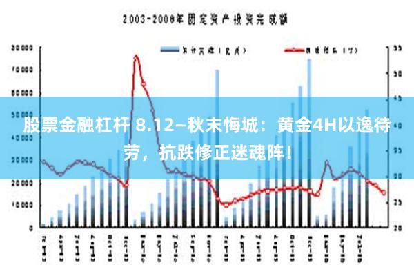 股票金融杠杆 8.12—秋末悔城：黄金4H以逸待劳，抗跌修正迷魂阵！