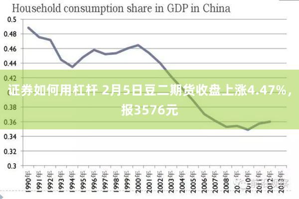 证券如何用杠杆 2月5日豆二期货收盘上涨4.47%，报3576元