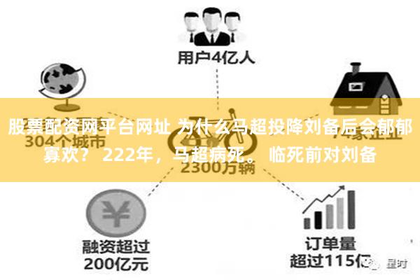 股票配资网平台网址 为什么马超投降刘备后会郁郁寡欢？ 222年，马超病死。 临死前对刘备